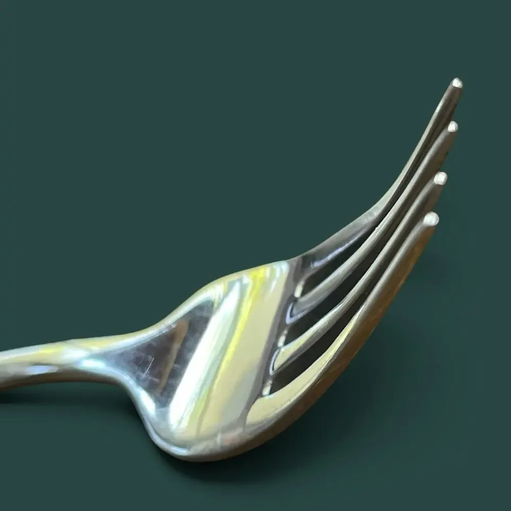 Lenox Portola Flatware Stainless Cold Meat Fork, Salad Fork and Dinner Knife